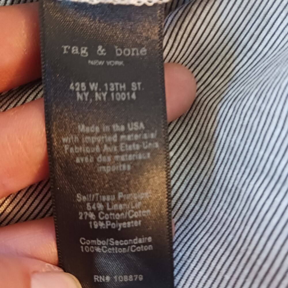 Rag And Bone Ara Tie Back Short Sleeved Blouse. S… - image 8